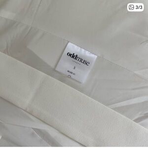 Odd Muse Women's white wrap blazer